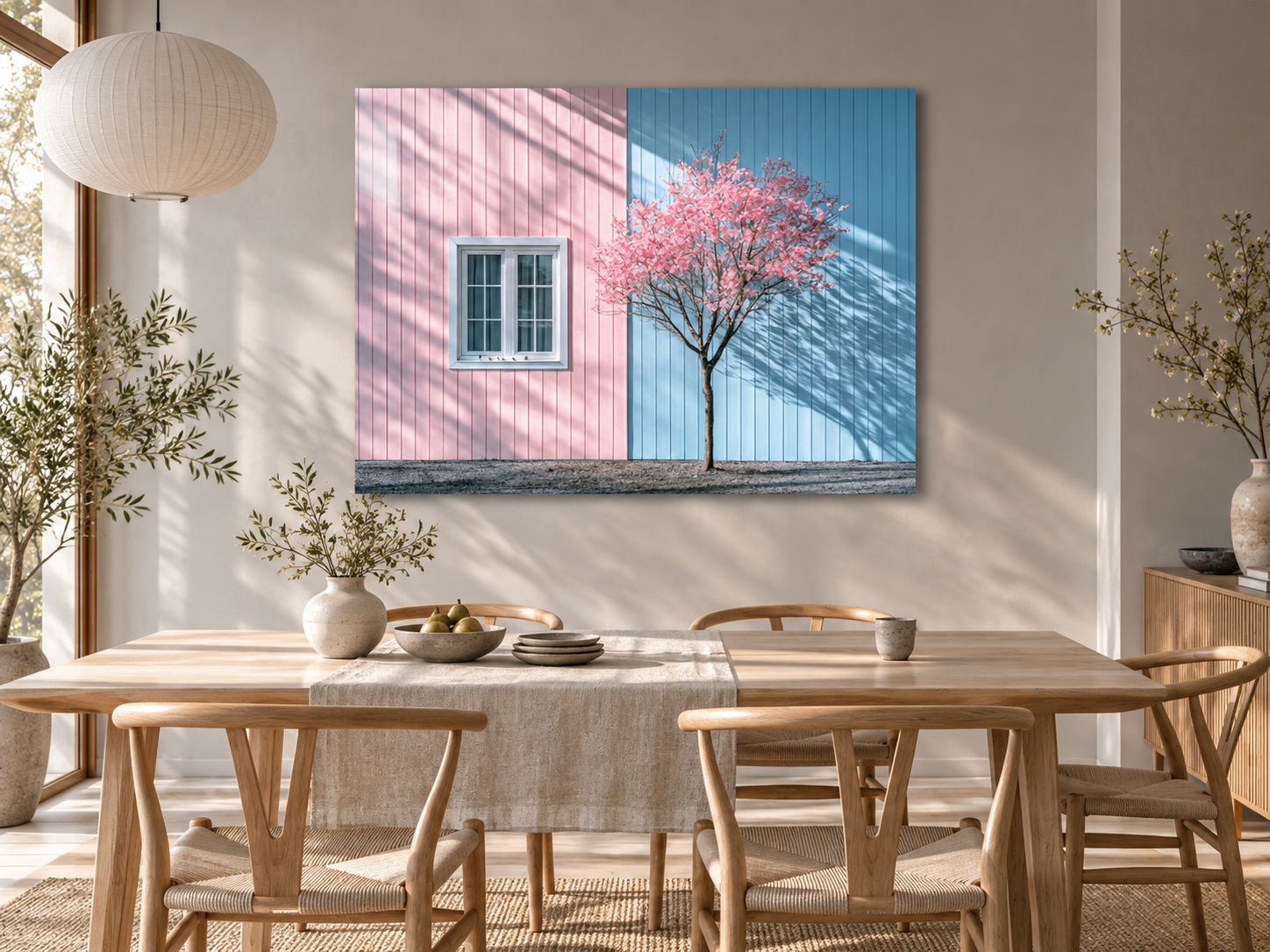 ダイニングでの展示イメージ